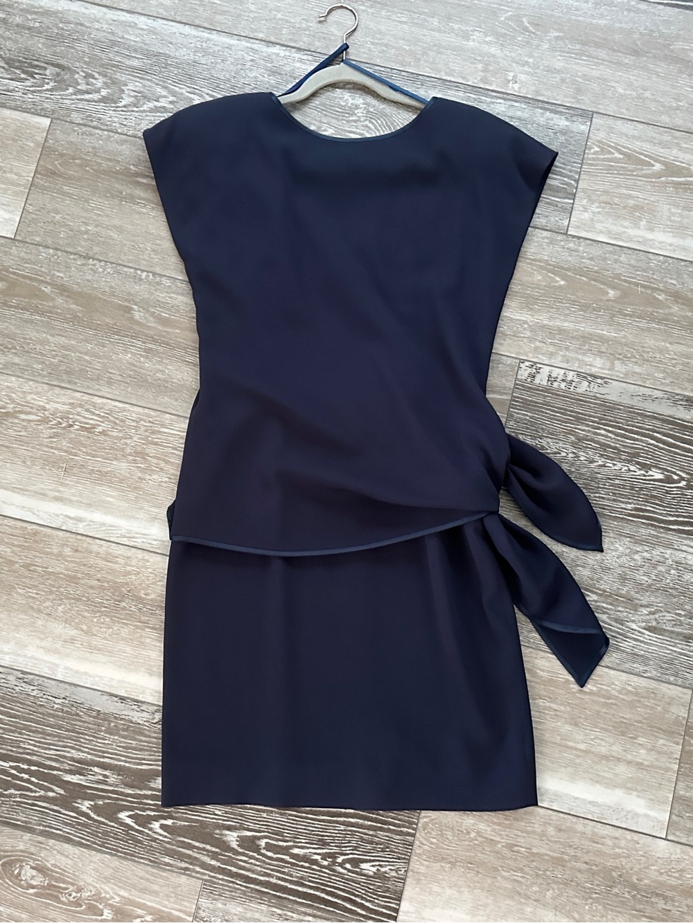 Magnificent Vintage Bill Blass Dress Sz 6 Navy Blue Dressy Dress Career Wedding